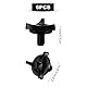 AIEX Motorradhelm Schrauben, 6 Stück Motorrad Helm Visierschraube Helm Visier Schrauben Motorrad Helm Ersatzteile (Schwarz)