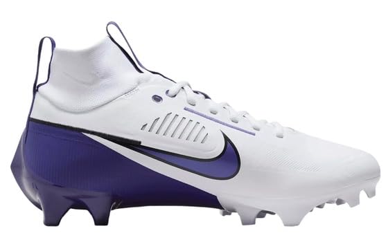 Nike Vapor Edge Pro 360 2 TB Men's Football Cleats White Purple FQ4044-103 Size 162