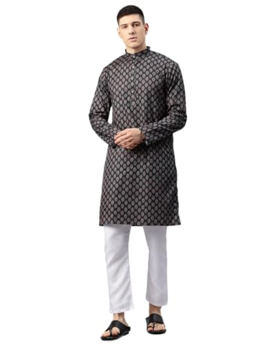 Image of Luxrio Kurta Set for Men Cotton Blend Kurta with Pyjama Set Ethnic Set