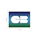 Ambiance Sticker Aufkleber CB Akzeptiert Auto Wand Shop Shop Hotel Taxi Managerkarte Blau Visa Wand Sticker Logo – H 12 cm x L 8,5 cm