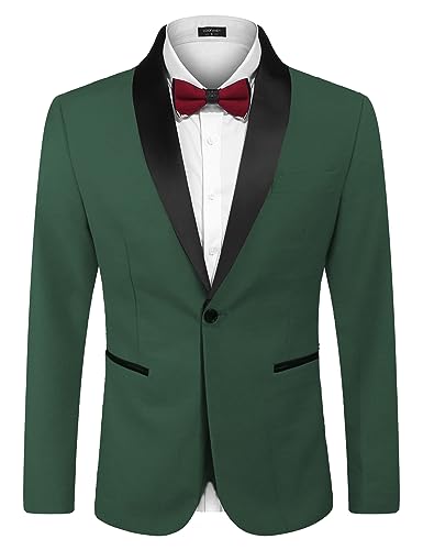 Opiniones y reviews de Chaquetas de esmoquin para Hombre , listamos los 10 mejores. 41 COOFANDY Chaqueta de Esmoquin para Hombre, Chaqueta de Boda, Traje de Vestir con un botón para Cena, Baile de graduación, Fiesta