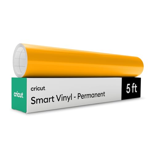 Cricut Smart Permanent Vinyl Maize Yellow (13in x 5ft) - for Maker & Explore Machines