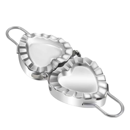 VINTORKY 1pc Heart Shape Stainless Steel Dumpling Press Easy to Clean Dumpling Making Tool