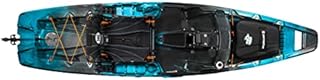 Perception Kayaks Showdown 11.5 - Sit on Top Pedal Drive Fishing Kayak - Fold Away Lawn Chair Seat - 4 Rod Holders - Integrated Tackle Trays - 11' 6'' - Dapper