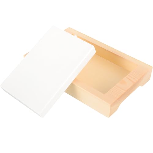 Plato rectangular japonés para sushi con base de madera miniatura 1