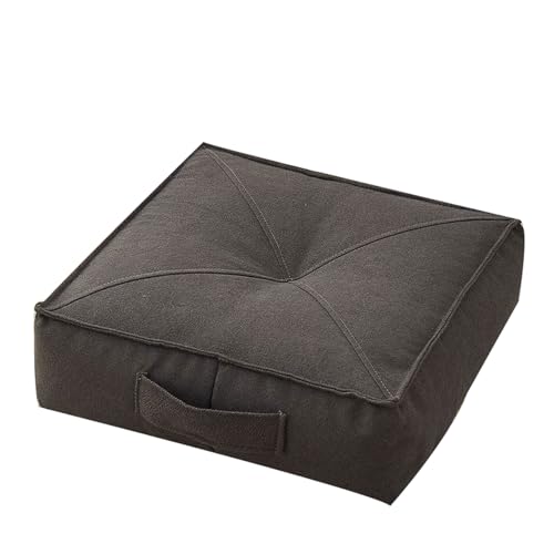 LlAMZYOU Cojines De Suelo Exterior Jardin, Cojín Decorativo De Asiento, Cojines para Sillas Terraza, para Silla De Casa Cojín De Asiento Cuadrado Suave Cojín del Sofá (20 50x50x15cm)