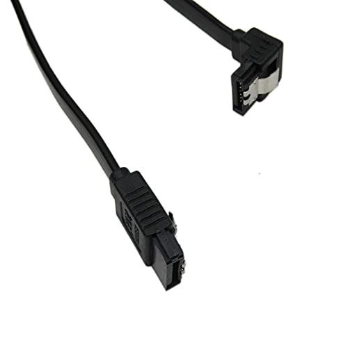 Cable SATA 3.0 18 pulgadas 90 grados negro miniatura 4