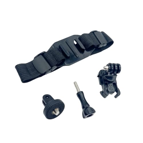Questo supporto per casco è universale per altre action camera, con fibbia a regolazione rapida per una facile installazione su qualsiasi casco ventilato senza attrezzi