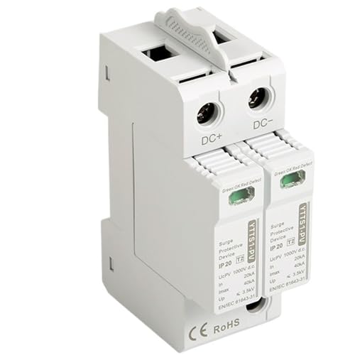 Parafoudre solaire photovoltaïque pour éviter les pannes d'onduleur CC 1000V