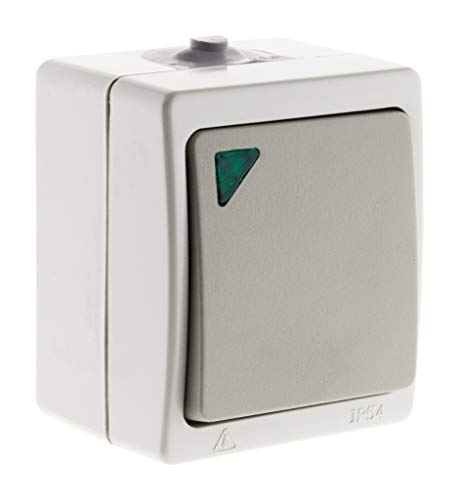 Zenitech Interrupteur va-et-Vient + Voyant Lumineux intégré