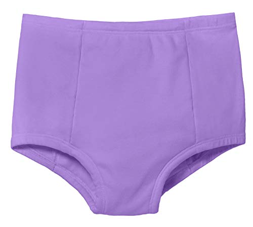 Image of City Threads Boys & Girls Training Underwear Pants Panties Underpants for Potty Training Kids Toddlers - All Cotton For Sensitive Skins SPD Sensory Friendly Clothing, Deep Purple, 2T