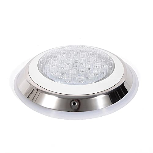 Swimming Pool Light, 54W Ip68 Stainless Steel Rgb Led Submersible Inground Pool Light Underwater Spa Waterproof Lamp With Remote Control #TOP4