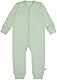 loud + proud Unisex Baby Feinripp, Bio Baumwolle Und GOTS Zertifiziert Schlafoverall, Pistacchio, 62-68 EU