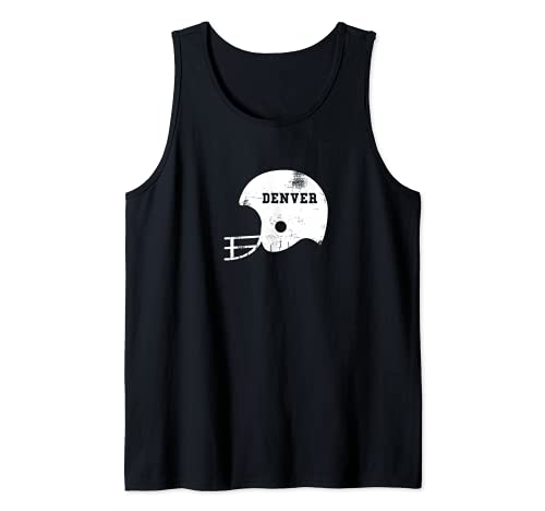 Denver Football Colorado Fan Gear Tank Top, Black, S