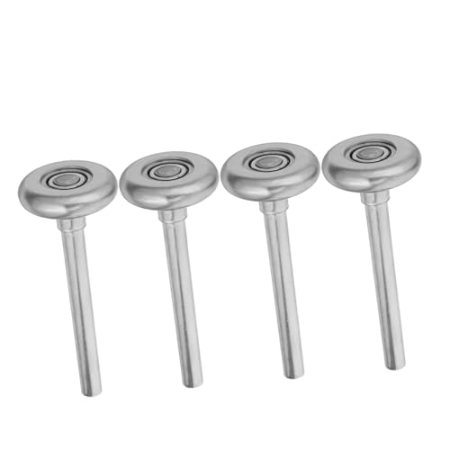 HEATSHAKING 4個 アイアン スライディング トラック ローラー ガレージ ドア トラック ホイール ドア オープニング ローラー スライディング