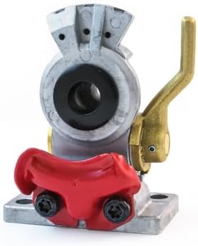 TRAMEC SLOAN 441080 Lever Style Shut Off Gladhand, Aluminum, Emergency, Black Poly Seal, 3/8 18 Port