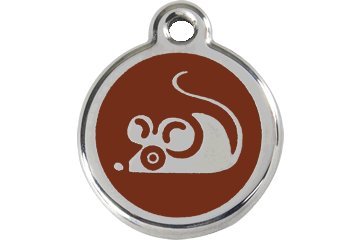 Proper Pets Red Dingo Engraved Cat/Dog Id Pet Tag/Charm Best Pet Tags Guaranteed (Mouse) #TOP2