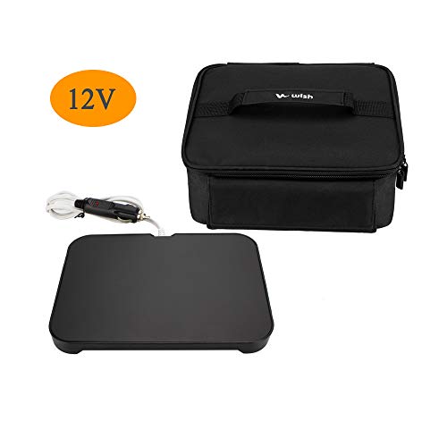 WISH Mini Portable Oven 12V Personal Food Warmer with Lunch Bag for Prepared