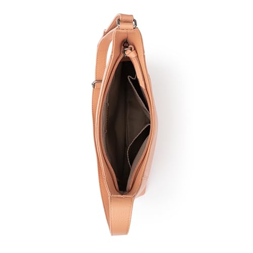 Image of The Sak De Young Crossbody Purse - Premium Leather Women's Handbag for Everyday & Travel - Cross Body Bag With Zipper