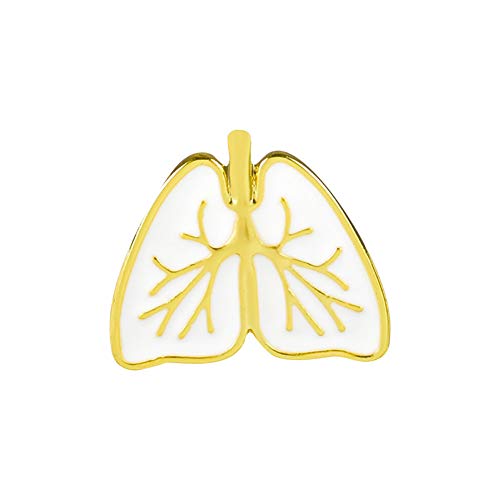 Image of Nurse Pin Stethoscope Pins Cuterus Heart-Shaped Pins Lapel Pin Personality Medical Jewelry for Women Nurse Accessories Gifts Hat Lapel Pins(Gold)