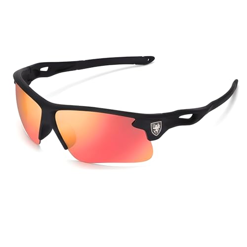 Image of Black Jones Sports Sunglasses for men and women Cycling Mountain Travelling Cricket Trekking Baseball Fishing Cycling Running Golf Motorcycle Tac Glasses UV400