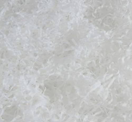 MustBeBonkers Packs of Acid Free Shredded Tissue Paper Shred! Gift Hamper Stuffing Filler (White, 2kg) — image 1