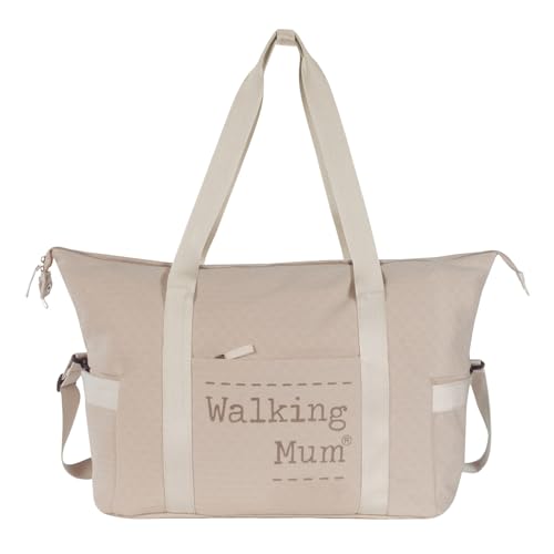 Walking Mum Borsa fasciatoio XL Eco Mum, Blu/Grigio O Albicocca