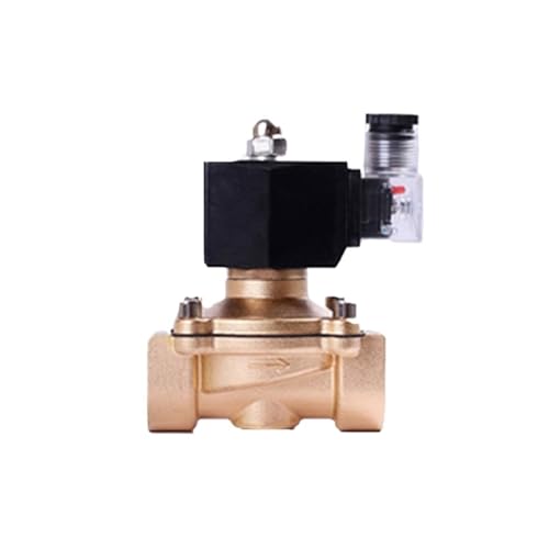 Électrovanne laiton DN40 12VDC normalement fermée pour gaz et eau