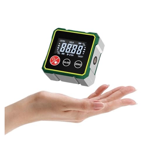 Buscador de ángulos digital con base magnética y LCD miniatura 7