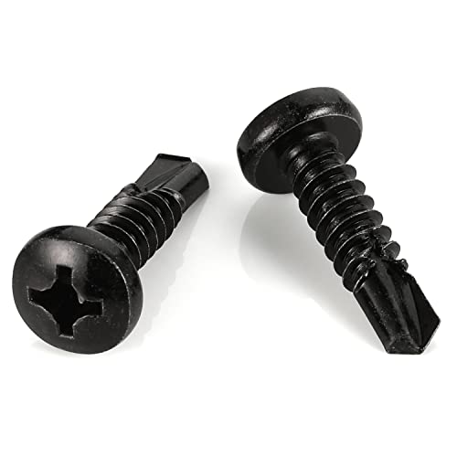 #12 x 1-1/2" Tornillos autorroscantes cabeza plana miniatura 2