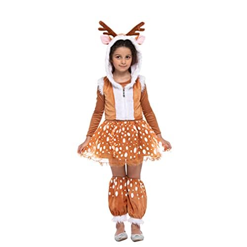 Disfraz de ciervo para niñas Halloween talla pequeña miniatura 4