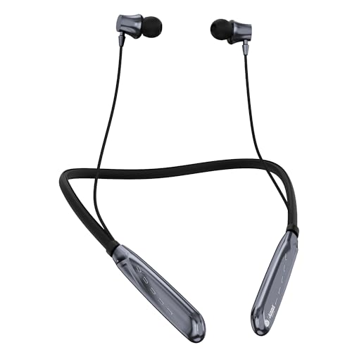 Image of AROMA NB119 Tronix Upto 100 Hr Playtime*,ENC,Fast Charging,Dual Pairing Neckband Bluetooth
