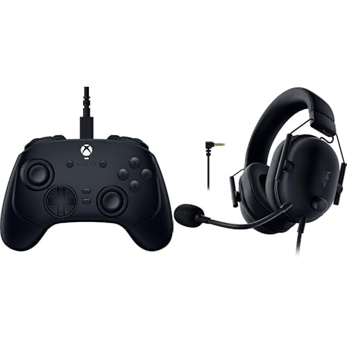 Razer Wolverine V3 Tournament Edition + BlackShark V2 X (Xbox) - (Mecha Tactile Action Buttons, Pro HyperTriggers, 8-Way D-Pad, 3m USB-C Cable) Schwarz
