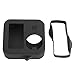 Oumij1 Silicone Camera Body & Lens Cover, Soft Silicone Case, Adjustable Lanyard, for Max, Black