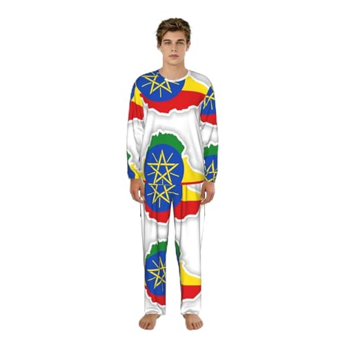 Pyjama homme Éthiopie vêtements de détente amples tailles S M L XL XXL 3XL