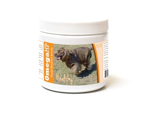 Image of Healthy Breeds Sussex Spaniel Omega HP Fatty Acid Skin and Coat Support Soft Chews 60 Count
