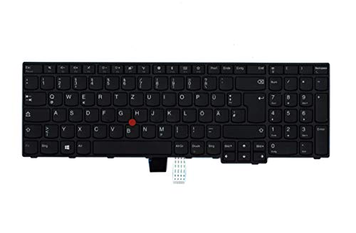 TellusRem replacement German non-backlit keyboard for Lenovo Thinkpad E570 E575 E570C