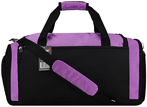 foolsGold Gym Duffle Bag with Shoe Compartment, Large Sports Holdall with Multiple Pockets, Fully Lined Interior - Image 4