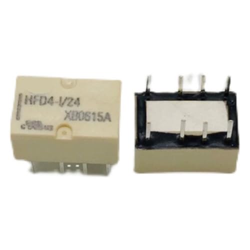 TSIOHKBS HFD4-I-5/12/24VDC Two Group Conversion 8-pin Single Steady State Ultra Small high Load Signal Relay (HFD4-I-12 12VDC)