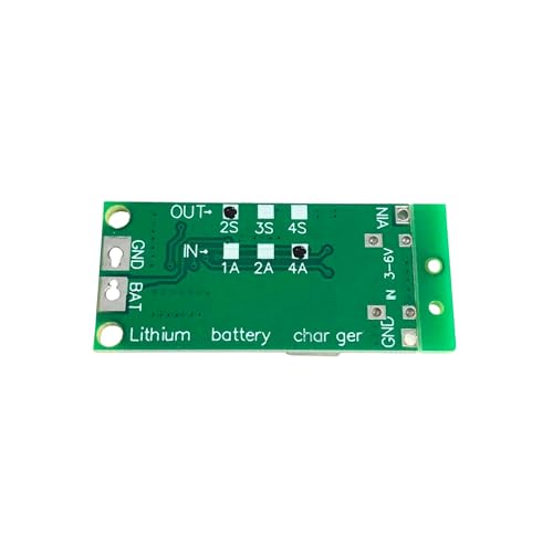 Image of ROBOWAY 4Pcs 2S 4A Polymer Lithium Ion Charger Type-C | 8.4V 18650 Battery Charging Module | USB-C Input, Boost Converter, LED Indicator, Overcharge Protection (Pack of 4)