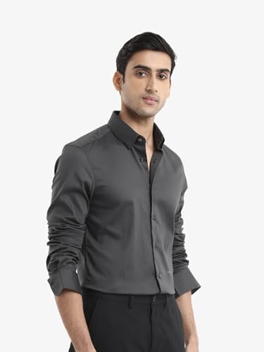 Image of Rare Rabbit Regular fit Plain Shirt