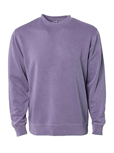 Independent Trading Co. - Midweight Pigment-Dyed Crewneck Sweatshirt - PRM3500 - M - Pigment Plum