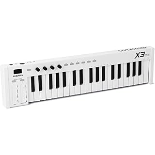 WKLIANGYUANPING Clavier de Piano 37 Keys multifonisation Midi Piano électronique Portable Clavier - Les Beatles, Paul McCartney, John Lennon, RIngo Starr, George Harrison