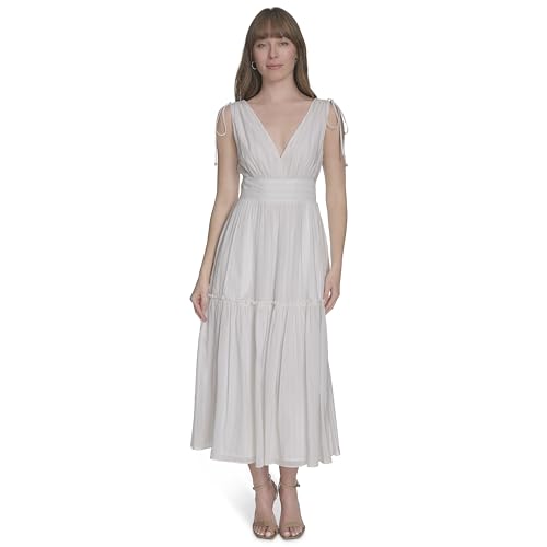 Robe Midi Tommy Hilfiger sans Manches pour Silhouette Ajustée