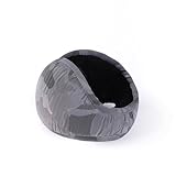 [TIKHJ] イヤーマフ イヤーウォーマー 耳あて 冬 防寒 極暖・肉厚ボア 超軽い・滑り止め イヤーマフ防寒 耳カバー 耳あて防寒 防寒 調節可能 バックアームタイプ コンパクト 防寒対策 通勤通学 男女兼用 (迷彩グレー)