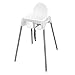 IKEA FÖRSIKTIG - Sgabello antiscivolo per bambini, colore: Verde, Bianco