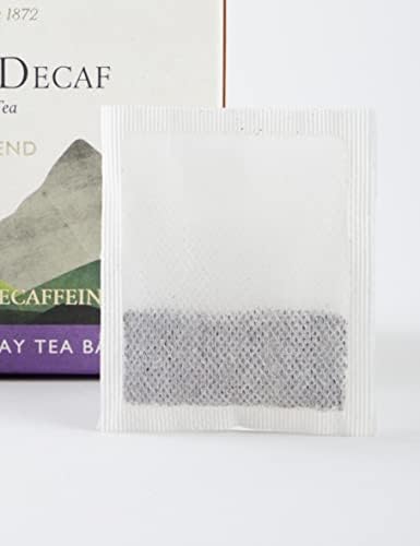 Birchall Great Rift Decaf Blend Tea Bags, English Breakfast Tea Bursting with Full Flavour, Perfect Vegan Gifts, 80 Plant-Based Everyday Tea Bags