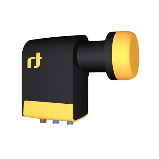Inverto IDLB-QUDL42-UNI2L-1PP - convertidores low noise block (lnb) (Negro, Amarillo)