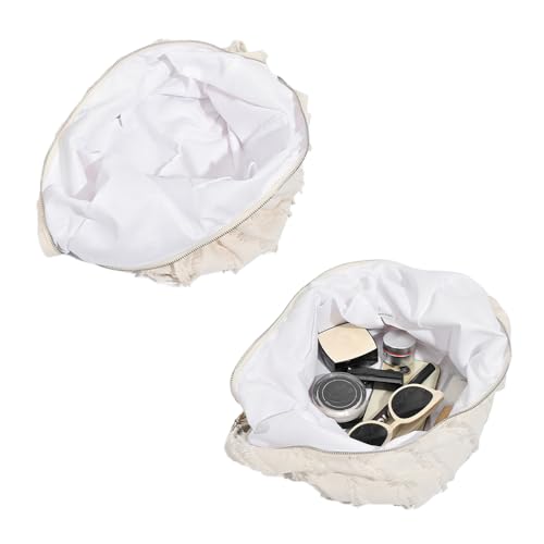 Women Canvas Shoulder Handbag Large Capacity Crossbody Bag Lightweight Tote Purse4