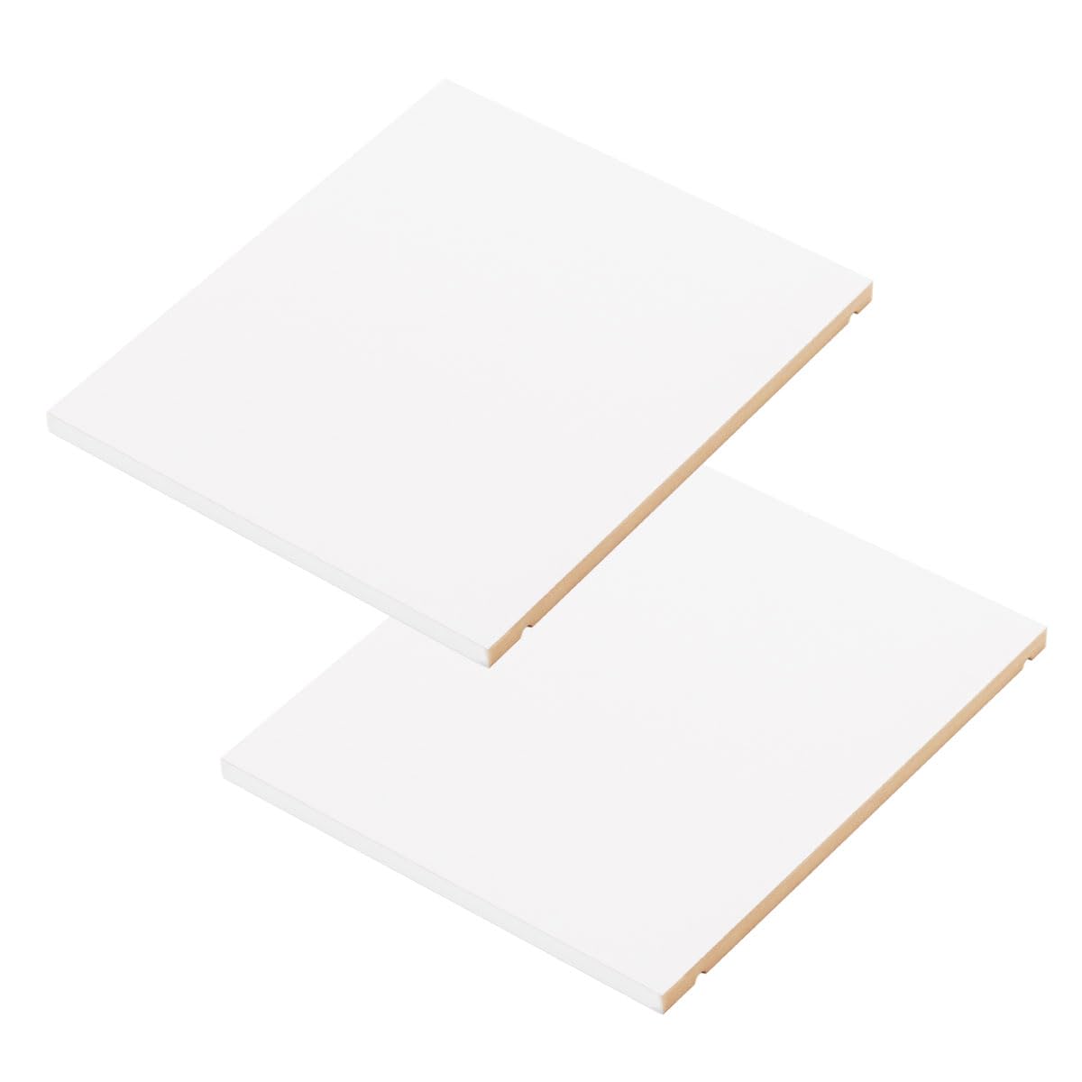 クローゼット追加棚板 ホワイト2枚 Amazon｜ぼん家具 追加棚板 2枚セット ホワイト 本体 28cm対応｜本棚